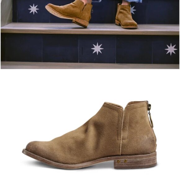 new  BEEK Suede Falcon Booties  Chestnut for women - Picture 8 of 8